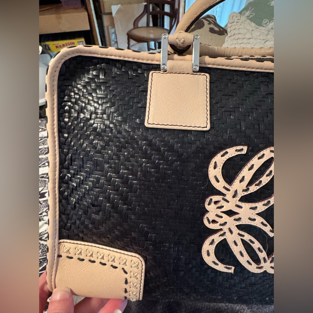 Loewe Woven Amazona Satchel - Picture 2 of 15